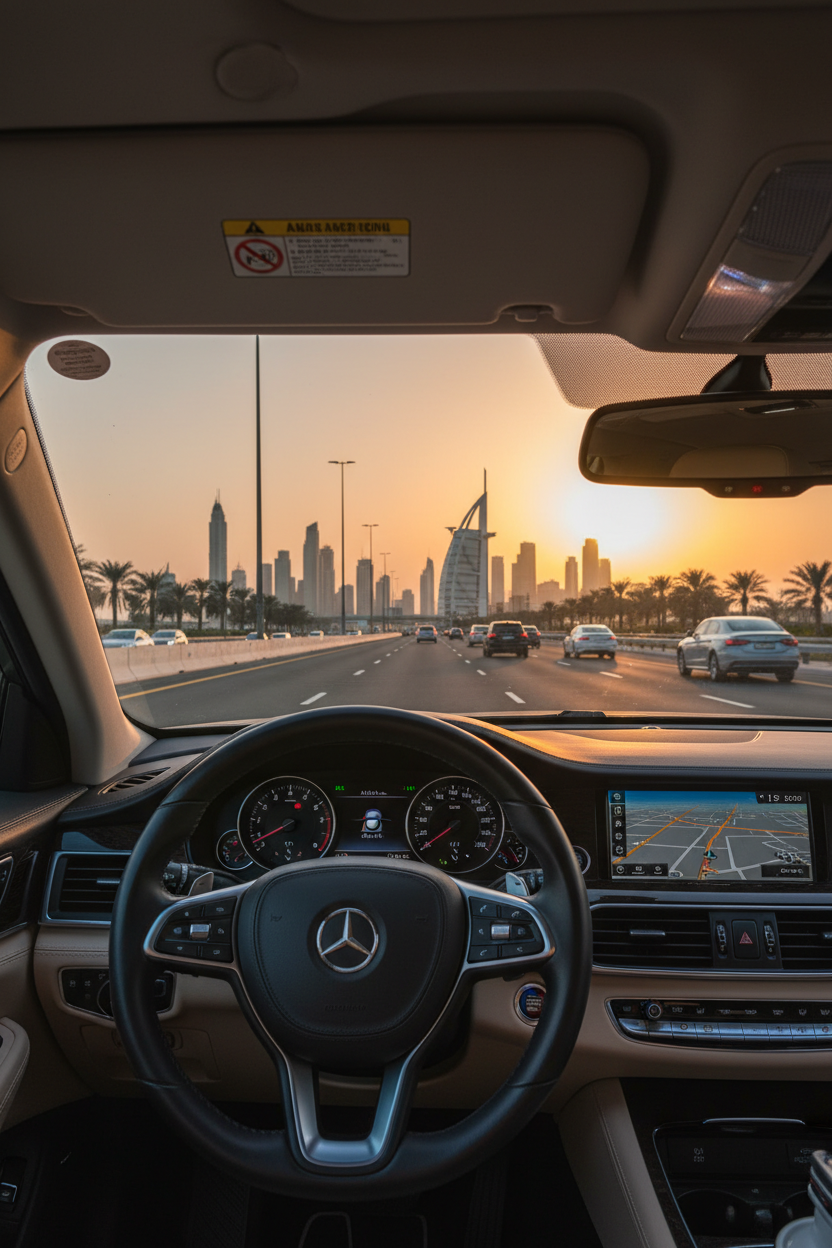 Driving in Dubai